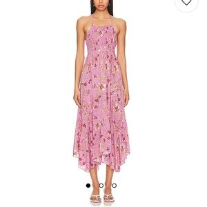 Free People Maxi Dress Heat Wave Printed